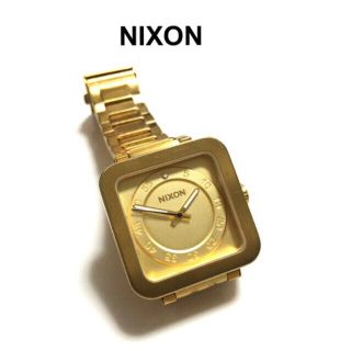 ニクソン(NIXON)のニクソン！四角フェイス！ゴールド！時計(腕時計)