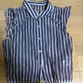 スナイデル(SNIDEL)のオーガンジーブラウス(シャツ/ブラウス(半袖/袖なし))