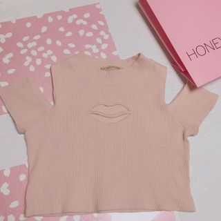 ハニーミーハニー(Honey mi Honey)のhoneymihoney ハニーミーハニー 唇半袖T シャツ(Tシャツ(半袖/袖なし))