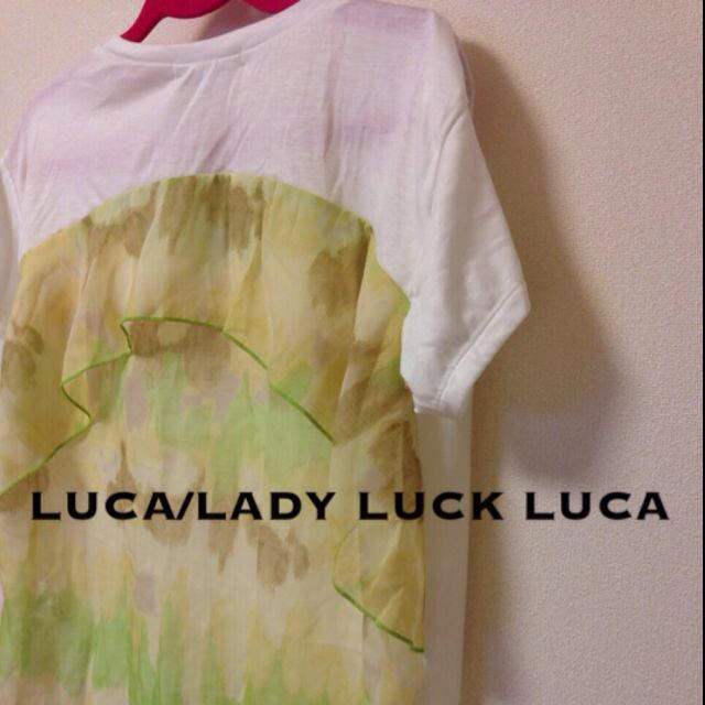 LUCA(ルカ)のLUCA バックフリルTシャツ レディースのトップス(Tシャツ(半袖/袖なし))の商品写真