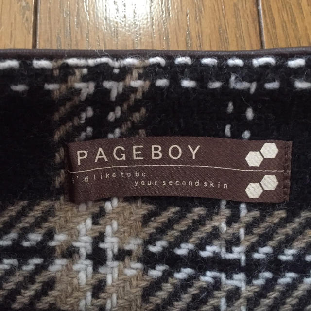 PAGEBOY(ページボーイ)の【美品】ページボーイ 秋冬チェック柄ミニスカート レディースのスカート(ミニスカート)の商品写真