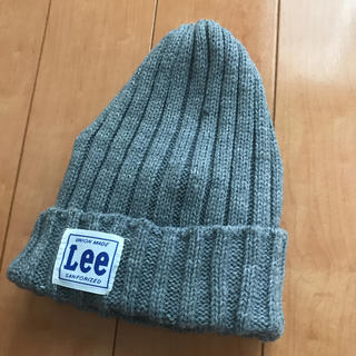 リー(Lee)のLee♡ニット帽♡グレー(ニット帽/ビーニー)