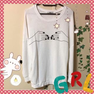 グレイル(GRL)のGRL(グレイル)完売品！ルーズスエット ニットワンピース トップスF(ニット/セーター)