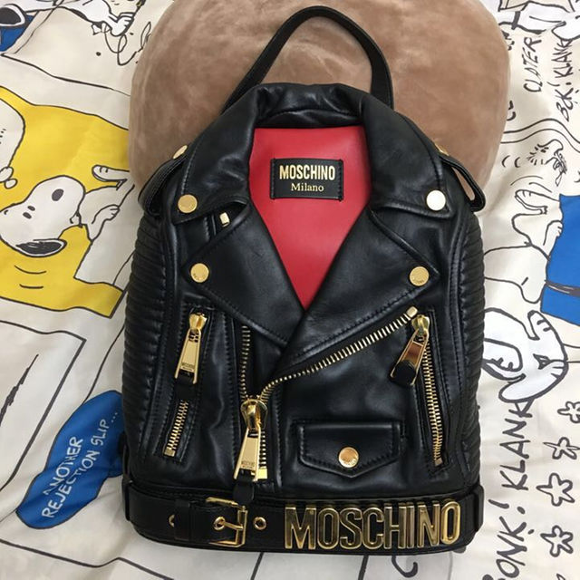 CHEAP\u0026CHIC by MOSCHINOナイロンレザー リュック