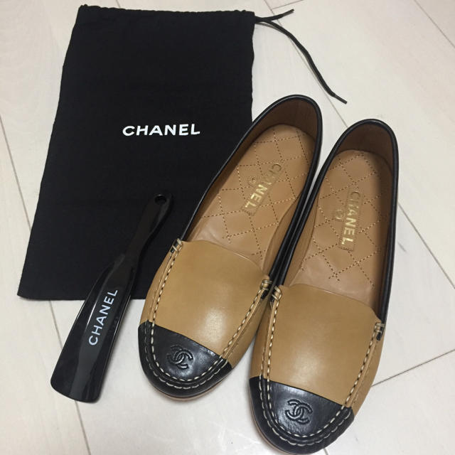 CHANEL - CHANEL ローファー バイカラー パンプス ローヒール フラット シューズの通販 by MK's shop｜シャネルならラクマ