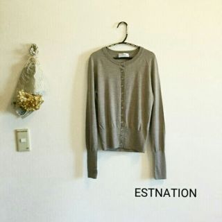 エストネーション(ESTNATION)のESTNATION♡上質woolカーディガン(カーディガン)