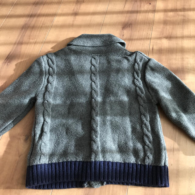 babyGAP(ベビーギャップ)のニットガウン カーディガン キッズ/ベビー/マタニティのキッズ服男の子用(90cm~)(カーディガン)の商品写真