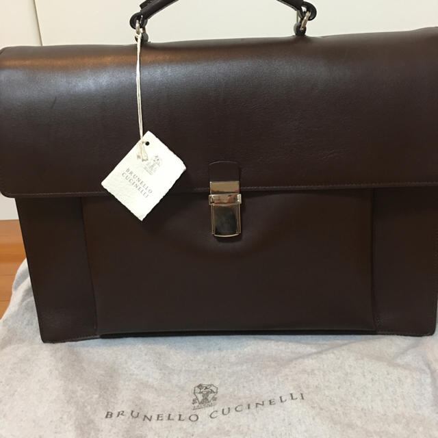 BRUNELLO CUCINELLI(ブルネロクチネリ)のブルネロクチネリ  ビジネスバック メンズのバッグ(ビジネスバッグ)の商品写真