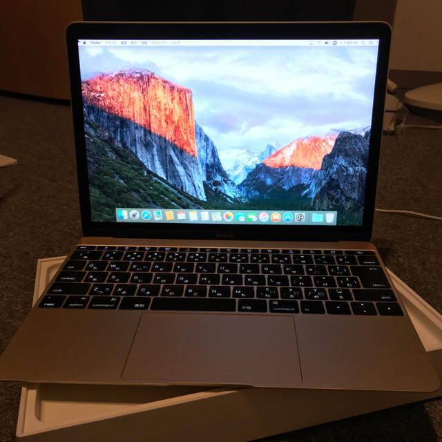 Apple MacBook Retina 12インチ 2015 ゴールド