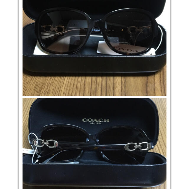 COACH(コーチ)の厚 17.1 COACH コーチ 新品 サングラス レディース 未使用 タグ付き レディースのファッション小物(サングラス/メガネ)の商品写真