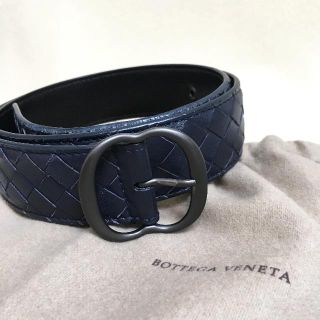 ボッテガヴェネタ(Bottega Veneta)のボッテガベネタ ベルト ネイビー(ベルト)