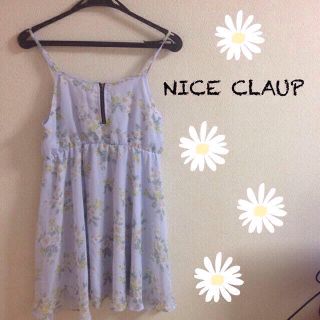 ワンアフターアナザーナイスクラップ(one after another NICE CLAUP)のNICE CLAUP 花柄ワンピース(ミニワンピース)