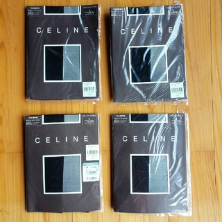 セリーヌ(celine)の新品未使用、CELINE ストッキング　l 4足組(タイツ/ストッキング)