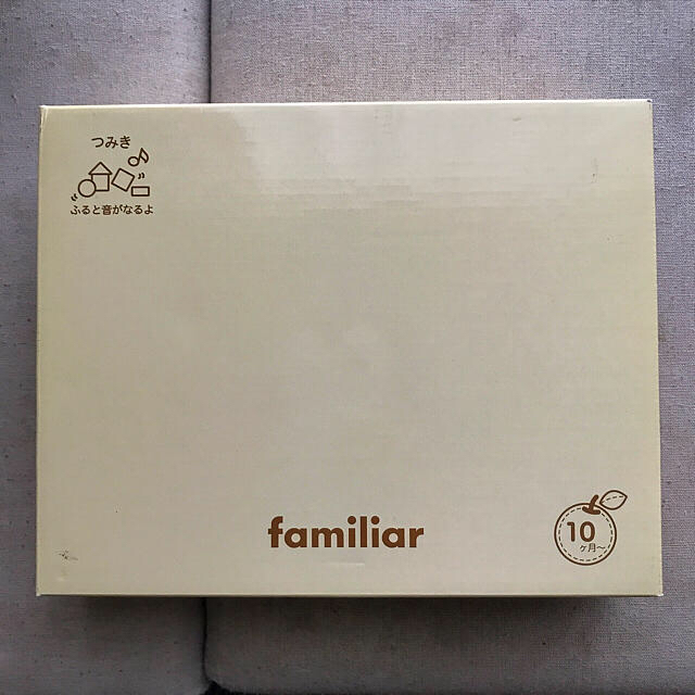 familiar(ファミリア)のファミリア 音の鳴る 積み木 箱あり  キッズ/ベビー/マタニティのおもちゃ(積み木/ブロック)の商品写真