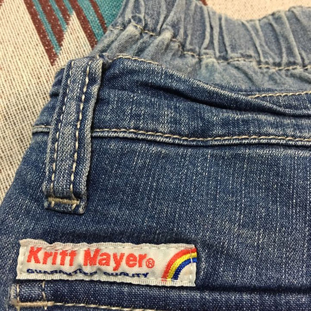 KRIFF MAYER(クリフメイヤー)のKriffMayers 90cm デニム パンツ クリフメイヤー キッズ/ベビー/マタニティのベビー服(~85cm)(パンツ)の商品写真