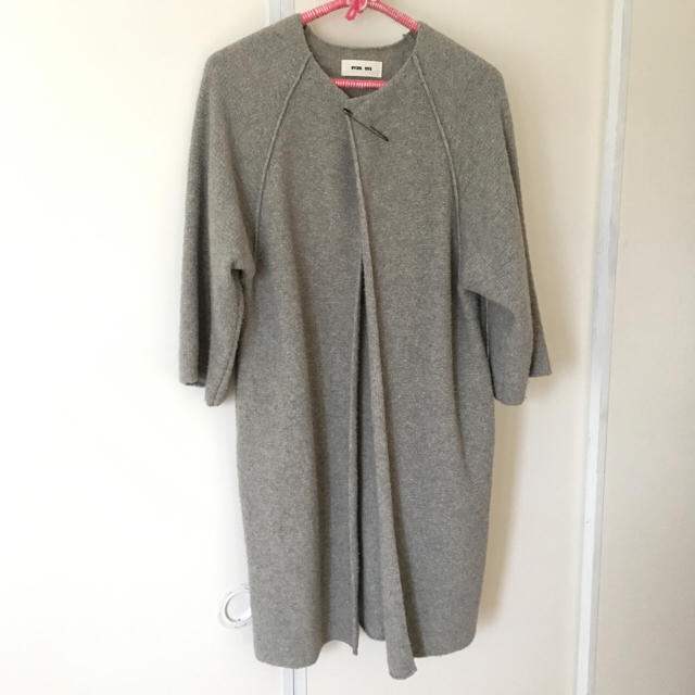 evam eva  ring yarn raglan robe お値下げ中