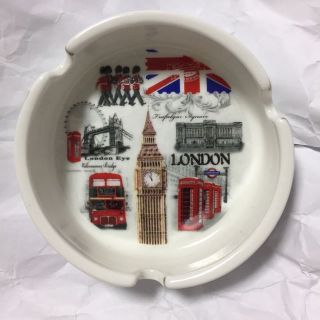 ☆ ロンドン 購入 ☆ 灰皿 ★ 新品 ・ 未使用品 ★ イギリス ☆(灰皿)