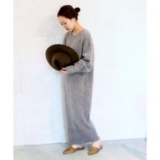 プラージュ(Plage)の新品✨ plage♡Shetland ニットロングワンピース♡辺見えみり(ロングワンピース/マキシワンピース)