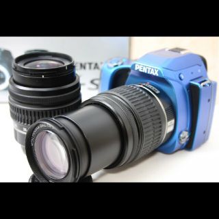 ペンタックス(PENTAX)のスカイブルーでWi-Fi対応 ペンタックス K-S1 Wレンズセット 保証♪(デジタル一眼)