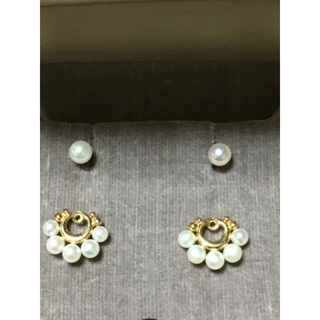 MIKIMOTO ミキモト / 18K パール ピアス /2 way タイプ MIKIMOTO ミキモト / 18K パール ピアス /2 way タイプ