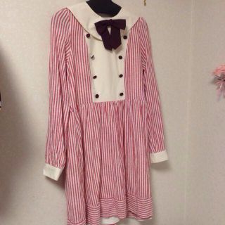 フィント(F i.n.t)のメイド♡ストライプワンピース(ミニワンピース)