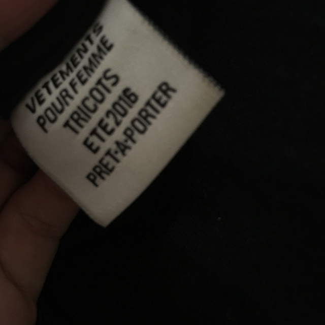 ✨登坂広臣 着用✨VETEMENTS ロングスリーブTの通販 by Aria ✨登坂広臣 着用✨VETEMENTS ロングスリーブTの通販 by Aria