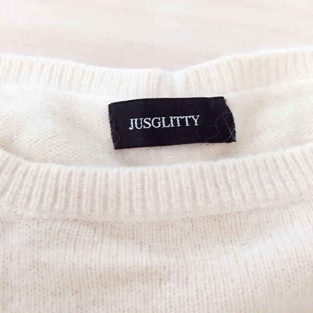 JUSGLITTY(ジャスグリッティー)のジャスグリッティー♡アンゴラビジューニット レディースのトップス(ニット/セーター)の商品写真