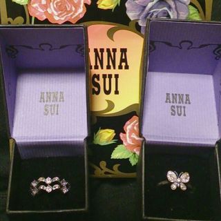 アナスイ(ANNA SUI)の値下げしました！アナスイリング★3個セット★(リング(指輪))