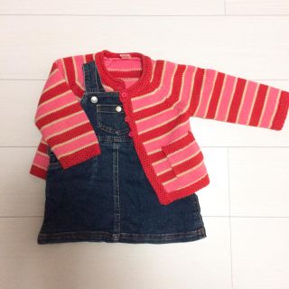 ザラキッズ(ZARA KIDS)のaimさま専用 ZARA kids p&m main 二点セット 80cm(ニット/セーター)