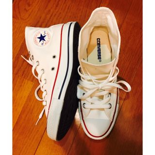 コンバース(CONVERSE)のconverse コンバース 白 ハイカット(スニーカー)