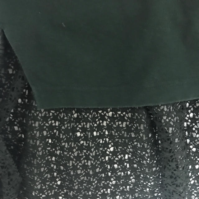 CONVERSE(コンバース)の美品 コンバーストウキョウ×クラネ 裾レースカットソー レディースのトップス(カットソー(半袖/袖なし))の商品写真