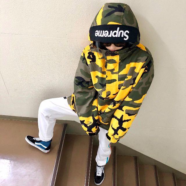 supreme hooded logo pullover 17AW