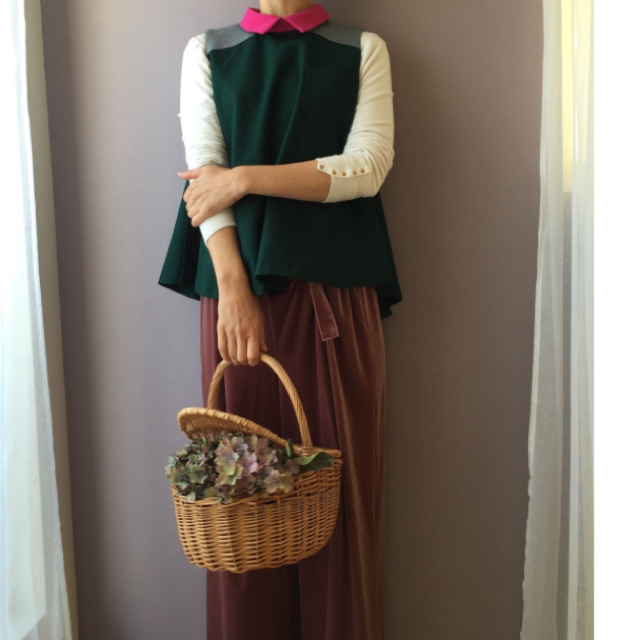 IENA 新品!未使用!オヴェッタ/ovetta!襟付きベストの通販 by