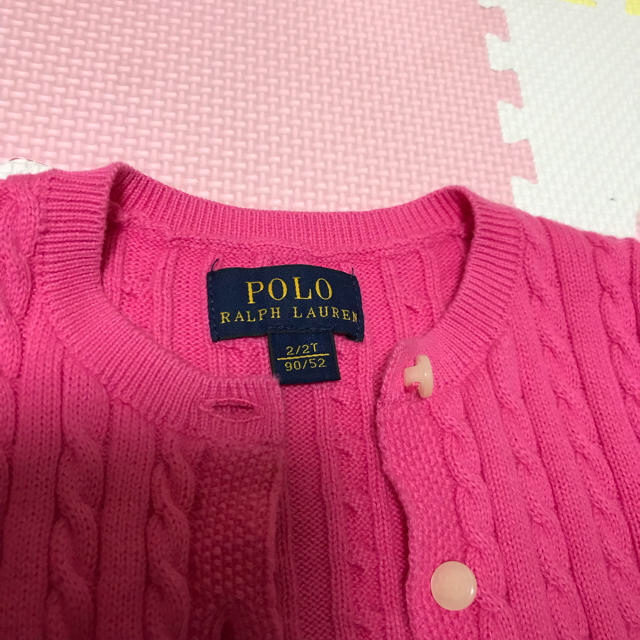 Ralph Lauren(ラルフローレン)のラルフローレンカーディガン 2T キッズ/ベビー/マタニティのキッズ服女の子用(90cm~)(カーディガン)の商品写真