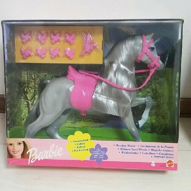 Barbie(バービー)のレア✨Barbieデコレーションポニー🐴【バービー人形】 キッズ/ベビー/マタニティのおもちゃ(ぬいぐるみ/人形)の商品写真