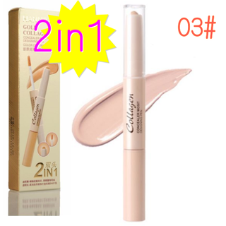 ’’限定 2in1♡’’＃03 ピンクベージュ コンシーラー HANNIYA(コンシーラー)