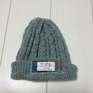 ハリスツイード(Harris Tweed)のハリスツィード　ニット帽　52-54㎝(帽子)