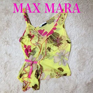 マックスマーラ(Max Mara)のスポーツマックス♥フリルタンク送料込(シャツ/ブラウス(半袖/袖なし))