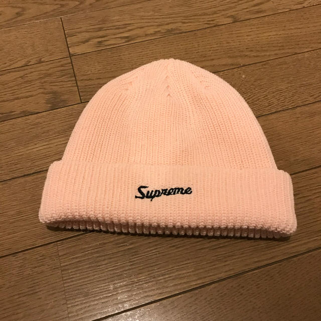 Supreme(シュプリーム)のSupreme Loose Gauge Beanie pink メンズの帽子(ニット帽/ビーニー)の商品写真