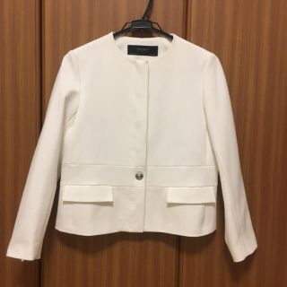 ザラ(ZARA)のZARA  ジャケット(ノーカラージャケット)