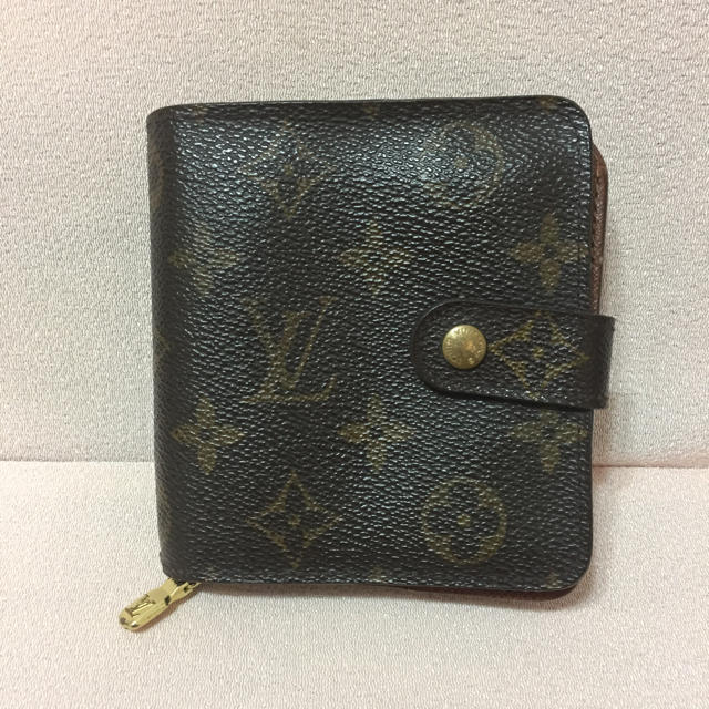 LOUIS VUITTON(ルイヴィトン)の【鑑定済】LOUIS VUITTON  モノグラム コンパクトジップ 財布 レディースのファッション小物(財布)の商品写真