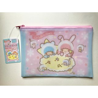 サンリオ(サンリオ)の【新品】Little Twin Stars フラットポーチ(ポーチ)