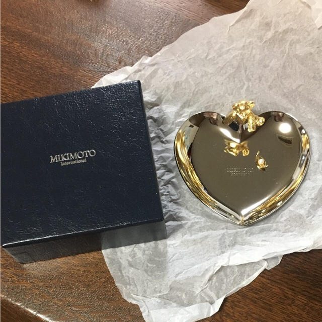 MIKIMOTO - ミキモト 新品 ベア ハートトレイの通販 by bon.t's MIKIMOTO - ミキモト 新品 ベア ハートトレイの通販 by bon.t's