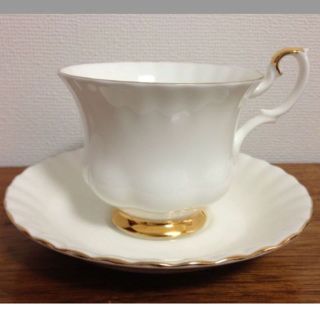 ロイヤルアルバート(ROYAL ALBERT)の英国製 ロイヤルアルバート バルドール C/S × 2 送料無料(グラス/カップ)