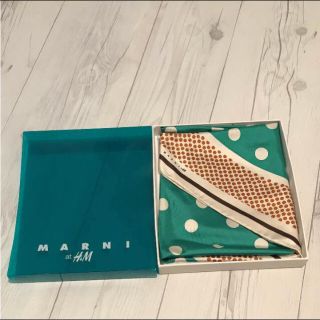 マルニ(Marni)のMARNIマルニ非売品激レアシルク100%スカーフ(バンダナ/スカーフ)