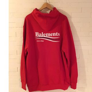 シュプリーム(Supreme)のBalements Red Hoodie M(パーカー)