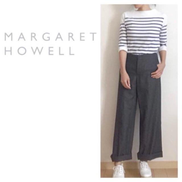 MARGARET HOWELL - マーガレットハウエル☆パンツ☆ウール☆グレー