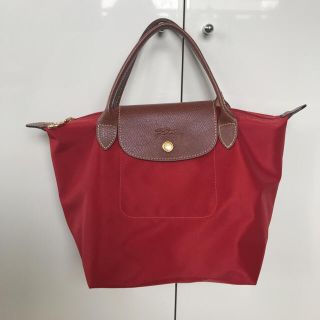 ロンシャン(LONGCHAMP)のロンシャン ル・プリアージュトート レッド(トートバッグ)