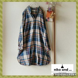 ニコアンド(niko and...)のniko and …★チェック柄ワンピース(ひざ丈ワンピース)