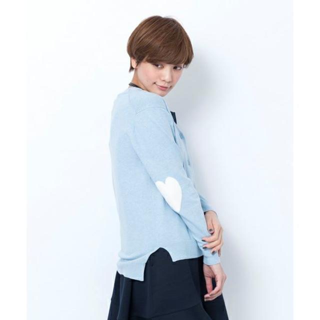 MILKFED.(ミルクフェド)のりふと様専用です☆HEART PATCH CARDIGAN milkfed.  レディースのトップス(カーディガン)の商品写真